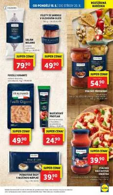 akční leták Lidl 18.8.2025-20.8.2025