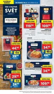 akční leták Lidl 18.8.2025-20.8.2025