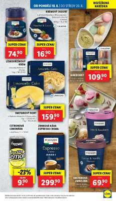 akční leták Lidl 18.8.2025-20.8.2025