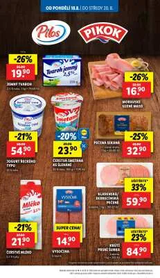 akční leták Lidl 18.8.2025-20.8.2025
