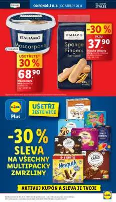akční leták Lidl 18.8.2025-20.8.2025