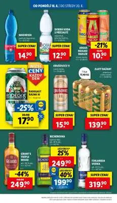 akční leták Lidl 18.8.2025-20.8.2025