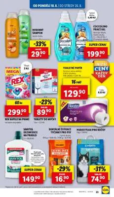 akční leták Lidl 18.8.2025-20.8.2025