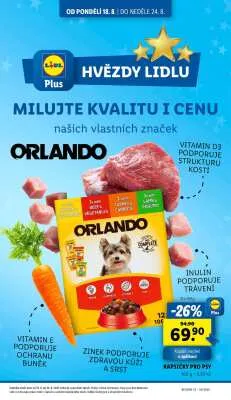 akční leták Lidl 18.8.2025-20.8.2025