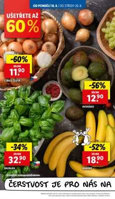 akční leták Lidl 18.8.2025-20.8.2025