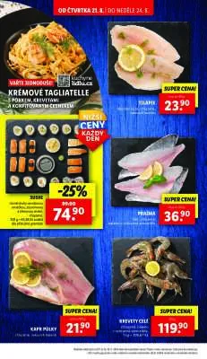 akční leták Lidl 21.8.2025-24.8.2025