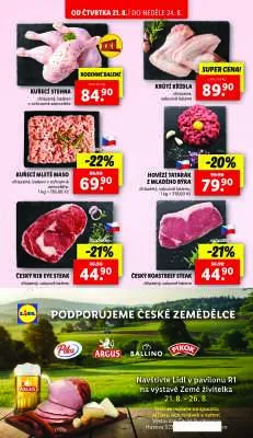 akční leták Lidl 21.8.2025-24.8.2025