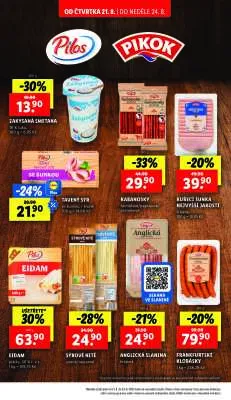 akční leták Lidl 21.8.2025-24.8.2025