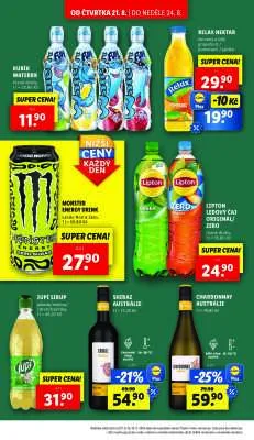 akční leták Lidl 21.8.2025-24.8.2025