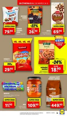 akční leták Lidl 21.8.2025-24.8.2025