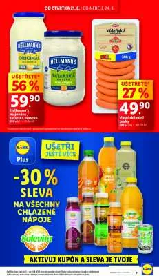 akční leták Lidl 21.8.2025-24.8.2025