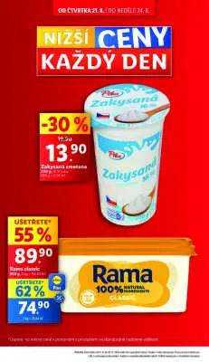 akční leták Lidl 21.8.2025-24.8.2025