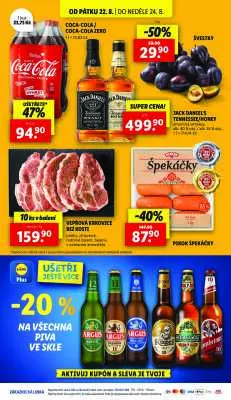 akční leták Lidl 21.8.2025-24.8.2025