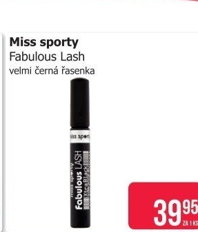 Řasenka Fabulous Lash Miss Sporty