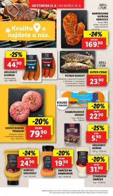 akční leták Lidl 21.8.2025-24.8.2025