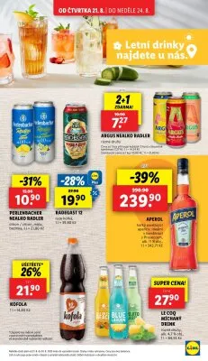 akční leták Lidl 21.8.2025-24.8.2025