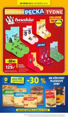 akční leták Lidl 21.8.2025-24.8.2025