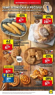 akční leták Lidl 21.8.2025-24.8.2025