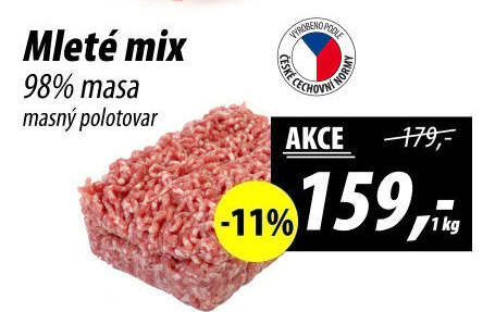 Mleté maso mix