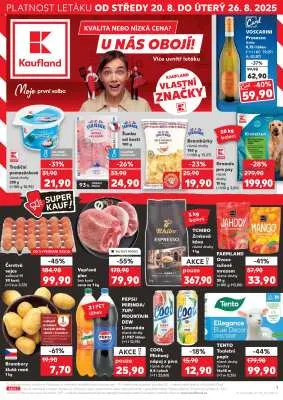 akční leták Kaufland 20.8.2025-26.8.2025