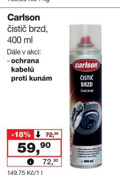 Čistič brzd Carlson