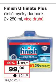 Čistič myčky Finish