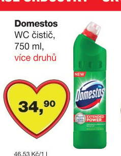 Čistič WC gelový Domestos