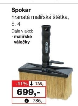 Hranatá malířská štětka Spokar