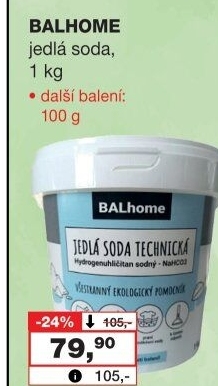 Jedlá soda Balhome