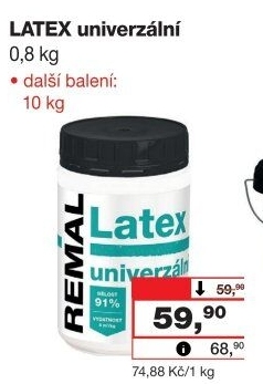 Latexový nátěr univerzální Remal