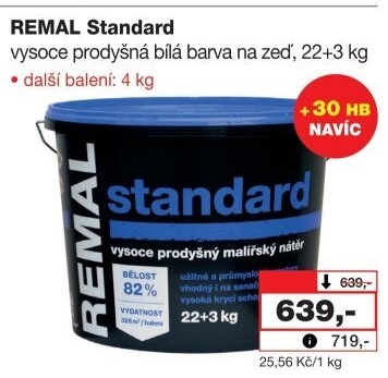 Malířská barva Remal Standard
