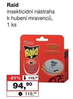 Nástraha na mravence Raid