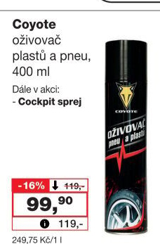 Oživovač pneumatik a plastů Coyote