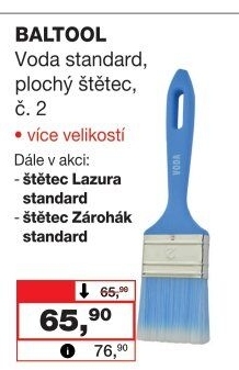 Plochý malířský štětec Baltool