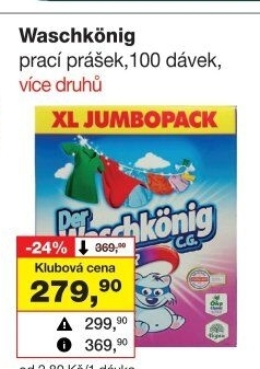 Prací prášek Waschkönig