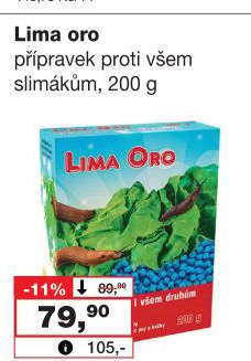 Přípravek proti slimákům Lima Oro
