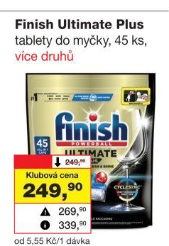 Tablety do myčky Finish Ultimate Plus