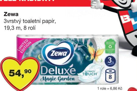 Toaletní papír 3vrstvý Deluxe Zewa