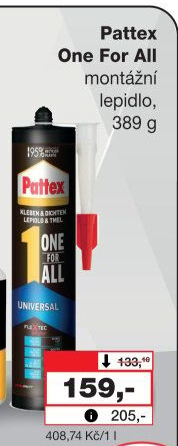 Univerzální montážní lepidlo Pattex One For All