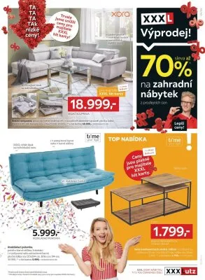 akční leták XXXLutz 18.8.2025-31.8.2025