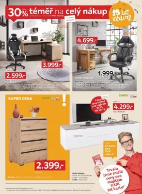 akční leták XXXLutz 18.8.2025-31.8.2025