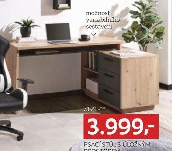 PSACÍ STŮL S ÚLOŽNÝM PROSTOREM