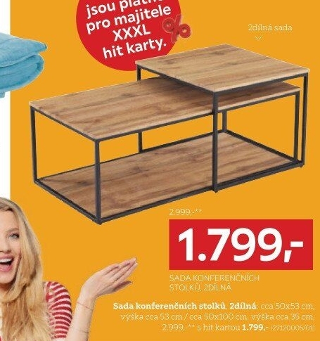SADA KONFERENČNÍCH STOLKŮ