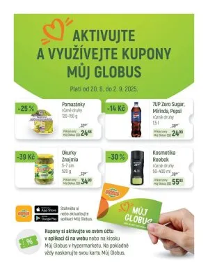 akční leták Globus 20.8.2025-26.8.2025