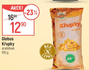 Křupky arašídové Globus