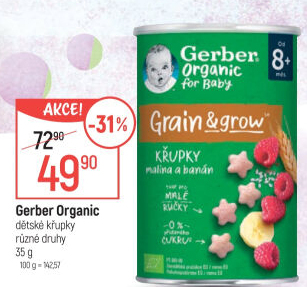 Křupky dětské bio Grain &amp