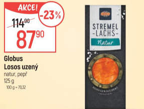 Losos uzený Globus