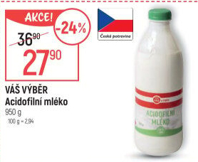 Acidofilní mléko Váš Výběr
