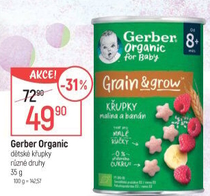 Křupky dětské bio Grain &amp