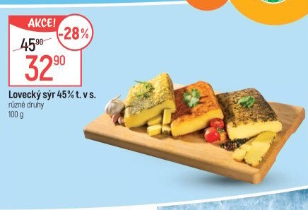 Sýr lovecký 45%